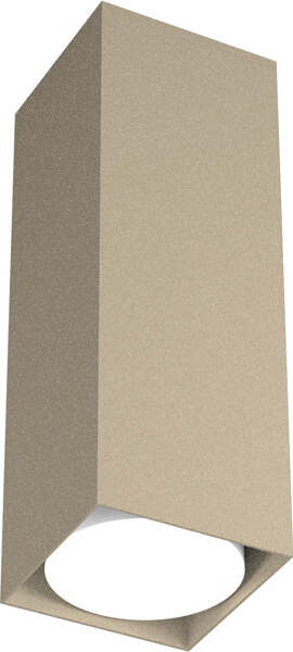 Plafoniera-Moderna-Cubica-Plate-Metallo-Sabbia-1-Luce-Gx53-25Cm