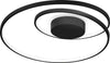 Plafoniera-Moderna-Dali-Oz-Metallo-Nero-Led-48W-3000K-Luce-Calda
