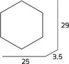 Plafoniera-Moderna-Decorativa-Hexagon-Metallo-Foglia-Oro