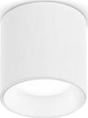 Plafoniera-Moderna-Dot-Metallo-Bianco-Led-5W-3000K-Luce-Calda