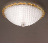 Plafoniera-moderna-DUE-P-HIVE-2698-PLG-E27-LED-vetro-graniglia-lampada-soffitto