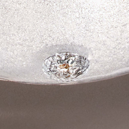 Plafoniera-moderna-DUE-P-HIVE-2698-PLG-E27-LED-vetro-graniglia-lampada-soffitto