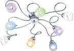 Plafoniera-moderna-Due-P-illuminazione-CAMILLA-PL8-E14-LED-vetro-metallo-lampada-soffitto