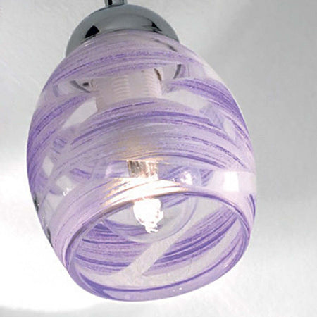 Plafoniera-moderna-Due-P-illuminazione-CAMILLA-PL8-E14-LED-vetro-metallo-lampada-soffitto