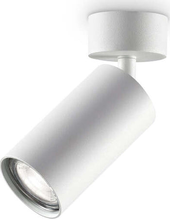 Plafoniera-Moderna-Dynamite-Metallo-Bianco-1-Luce-Gu10-7W-3000K-Luce-Calda