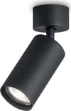 Plafoniera-Moderna-Dynamite-Metallo-Nero-1-Luce-Gu10-7W-3000K-Luce-Calda