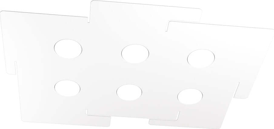 Plafoniera-Moderna-Echo-Metallo-Bianco-6-Luci-Gx53