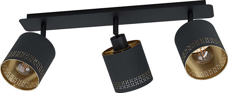 Plafoniera-Moderna-Esteperra-3-Luci-Acciaio-Nero