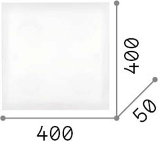 Plafoniera-Moderna-Flat-Metallo-Bianco-4-Luci-Gx53-9W-3000K-Luce-Calda-D30