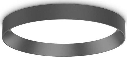 Plafoniera-Moderna-Fly-Alluminio-Materie-Plastiche-Nero-Led-18W-3000K-Luce-Calda