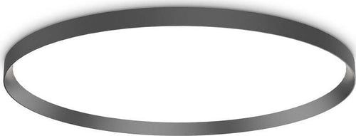 Plafoniera-Moderna-Fly-Alluminio-Materie-Plastiche-Nero-Led-65W-3000K-D90Cm
