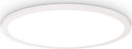 Plafoniera-Moderna-Fly-Slim-Alluminio-Plastiche-Bianco-Led-26W-4000K-D45Cm