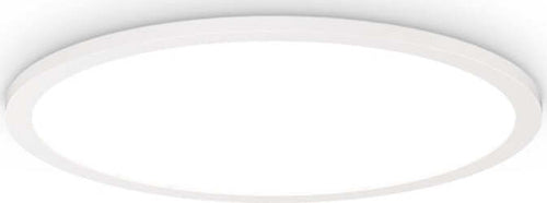 Plafoniera-Moderna-Fly-Slim-Alluminio-Plastiche-Bianco-Led-26W-4000K-D45Cm