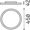 Plafoniera-Moderna-Fly-Slim-Alluminio-Plastiche-Bianco-Led-26W-4000K-D45Cm