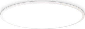 Plafoniera-Moderna-Fly-Slim-Alluminio-Plastiche-Bianco-Led-65W-3000K-D90Cm