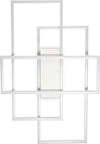 Plafoniera-Moderna-Frame-Metallo-Bianco-Led-31W-3000K-Luce-Calda