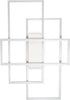 Plafoniera-Moderna-Frame-Metallo-Bianco-Led-31W-3000K-Luce-Calda