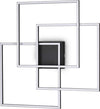 Plafoniera-Moderna-Frame-Metallo-Nero-Led-35W-3000K-Luce-Calda