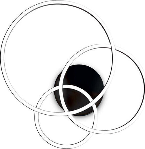 Plafoniera-Moderna-Frame-Metallo-Nero-Led-41W-3000K-Luce-Calda
