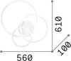 Plafoniera-Moderna-Frame-Metallo-Nero-Led-41W-3000K-Luce-Calda