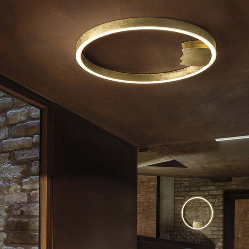 Plafoniera-moderna-Fratelli-Braga-LOOP-2129-PL60-LED-alluminio-lampada-parete-soffitto