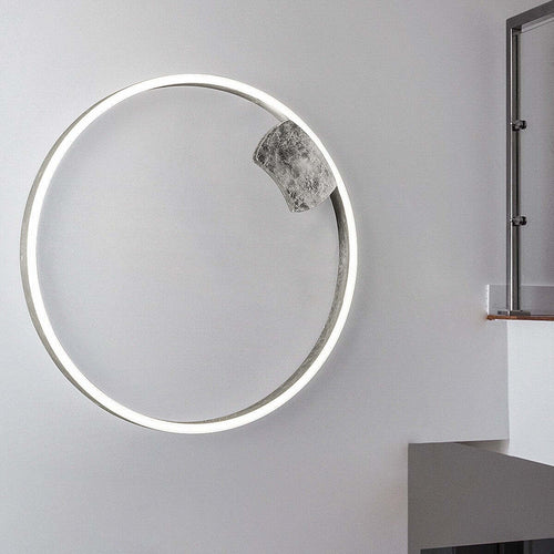 Plafoniera-moderna-Fratelli-Braga-LOOP-2129-PL75-LED-alluminio-lampada-parete-soffitto