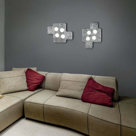 Plafoniera-moderna-Fratelli-Braga-PUZZLE-2111-PL60-LED-metallo-lampada-soffitto-parete