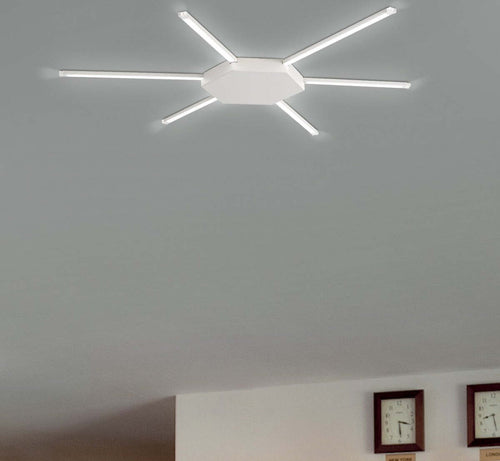 Plafoniera-moderna-Fratelli-Braga-RAY-2125-PL90-LED-metacrilato-metallo-lampada-soffitto-parete