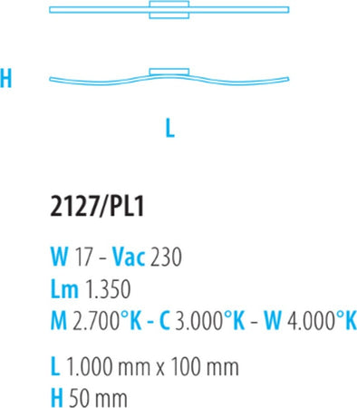 Plafoniera-moderna-Fratelli-Braga-SCIA-2127-PL1-LED-metallo-lampada-soffitto-parete