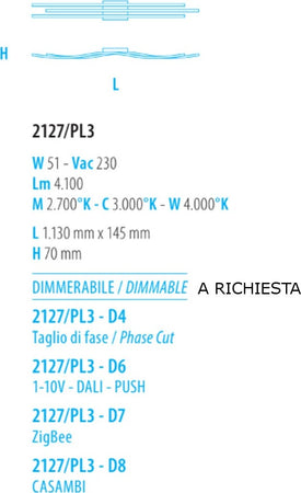 Plafoniera-moderna-Fratelli-Braga-SCIA-2127-PL3-LED-metallo-lampada-soffitto-parete