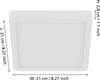 Plafoniera-Moderna-Fueva-5-Acciaio-Bianco-Led-Integrato-17W-3000K-Ip44