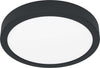 Plafoniera-Moderna-Fueva-5-Acciaio-Nero-Led-Integrato-17W-3000K-Ip44