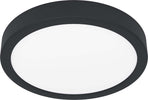 Plafoniera-Moderna-Fueva-5-Acciaio-Nero-Led-Integrato-17W-3000K-Ip44