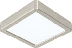 Plafoniera-Moderna-Fueva-5-Acciaio-Nichel-Satinato-Led-Integrato-11W-Ip20