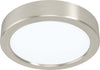 Plafoniera-Moderna-Fueva-5-Acciaio-Nichel-Satinato-Led-Integrato-11W-Ip20