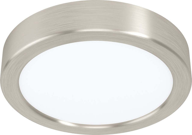 Plafoniera-Moderna-Fueva-5-Acciaio-Nichel-Satinato-Led-Integrato-11W-Ip20