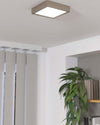 Plafoniera-Moderna-Fueva-5-Acciaio-Nichel-Satinato-Led-Integrato-11W