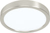 Plafoniera-Moderna-Fueva-5-Acciaio-Nichel-Satinato-Led-Integrato-17W-Ip20