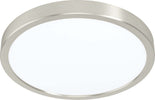 Plafoniera-Moderna-Fueva-5-Acciaio-Nichel-Satinato-Led-Integrato-20,5W-Ip20