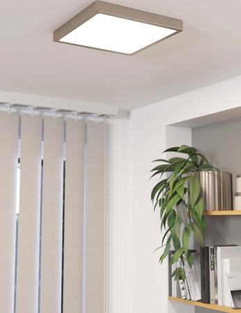 Plafoniera-Moderna-Fueva-5-Acciaio-Nichel-Satinato-Led-Integrato-20,5W