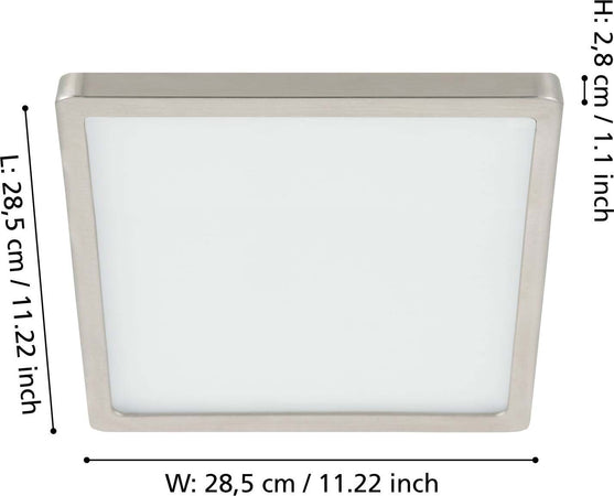 Plafoniera-Moderna-Fueva-5-Acciaio-Nichel-Satinato-Led-Integrato-20,5W