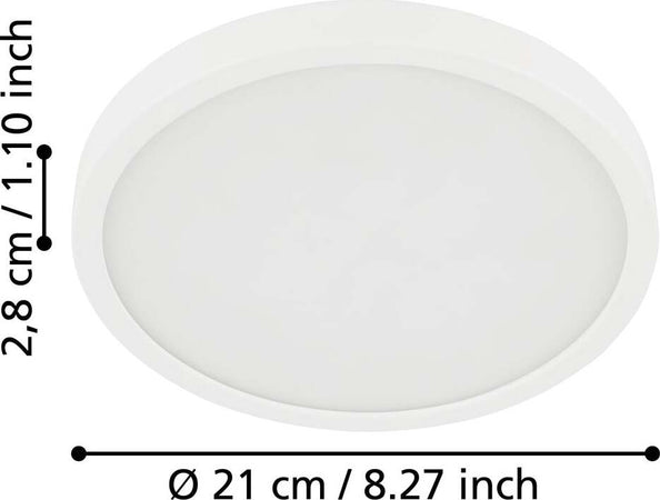 Plafoniera-Moderna-Fueva-5-In-Acciaio-Bianco-Led-Integrato-17W-3000K-Ip44