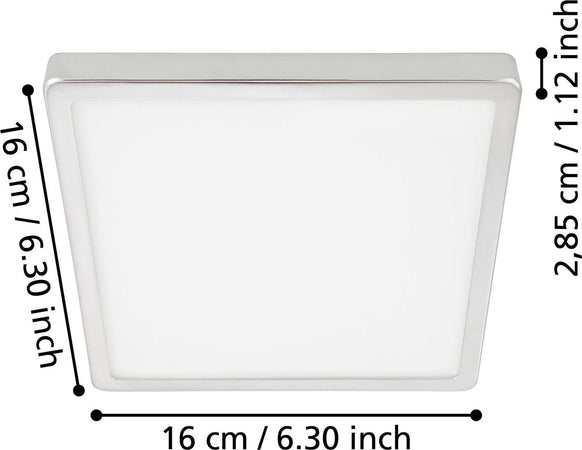 Plafoniera-Moderna-Fueva-5-In-Acciaio-Cromo-Led-Integrato-11W-3000K-Ip44