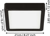 Plafoniera-Moderna-Fueva-5-In-Acciaio-Cromo-Led-Integrato-17W-3000K-Ip44