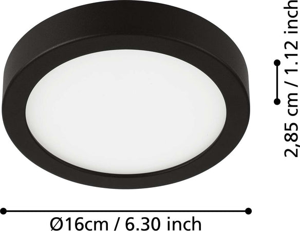 Plafoniera-Moderna-Fueva-5-In-Acciaio-Nero-Led-Integrato-11W-3000K-Ip44