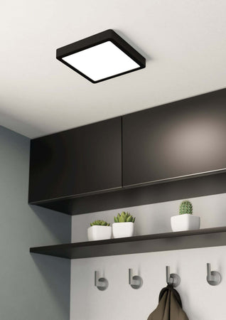 Plafoniera-Moderna-Fueva-5-In-Acciaio-Nero-Led-Integrato-17W-3000K-Ip20