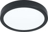 Plafoniera-Moderna-Fueva-5-In-Acciaio-Nero-Luce-Led-17W-3000K-Ip20