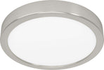 Plafoniera-Moderna-Fueva-5-In-Acciaio-Nichel-Satinato-Led-17W-Ip20