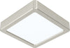 Plafoniera-Moderna-Fueva-5-In-Acciaio-Nichel-Satinato-Led-Integrato-11W-Ip20