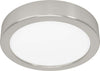 Plafoniera-Moderna-Fueva-5-In-Acciaio-Nichel-Satinato-Led-Integrato-11W-Ip20